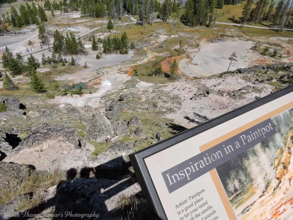 Like a painter’s palette gone wild — Yellowstone’s Artist Paint Pots burst with geothermal creativity.